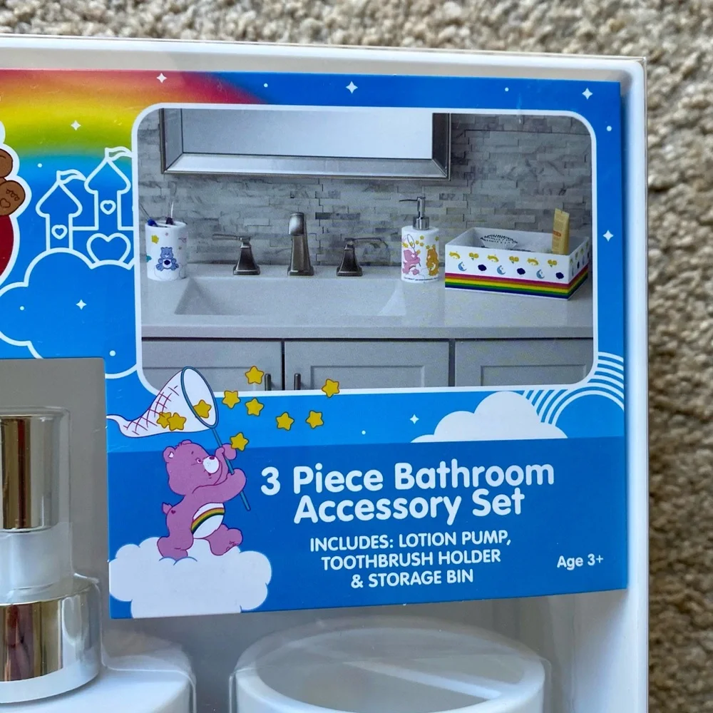Care Bears 3-Piece Bathroom Set 🆕